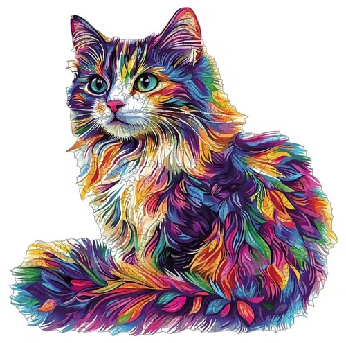 Puzzle katzen holzpuzzle - katzen,