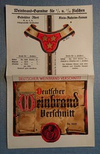 Old Wine Label Brandy Set