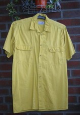 Vintage schönes gelbes Hemd von Carlo Comberti, Gr. S