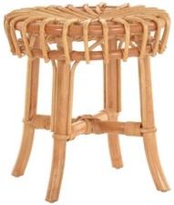 Gestäbter Hocker Rattanhocker