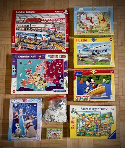 Großes kinderpuzzle paket - großes, kinderpuzzle-paket