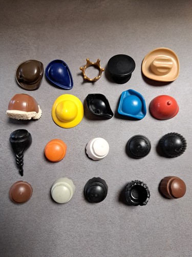 Playmobil zubehör 20x - 20x, hüte