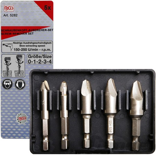 Bgs schraubenausdreher set - bgs, schraubenausdreher-set