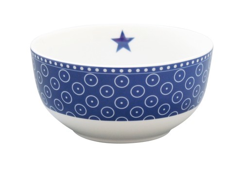 Müslischale circle dot - dot, blau