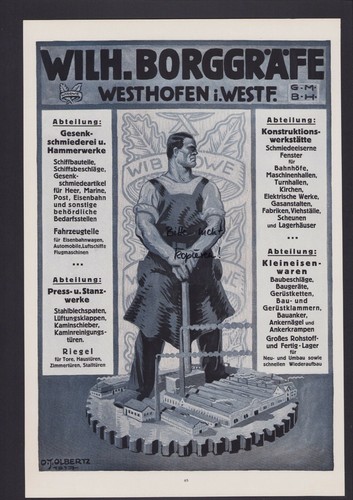 Westhofen werbung 1917 wilh - 1917,,