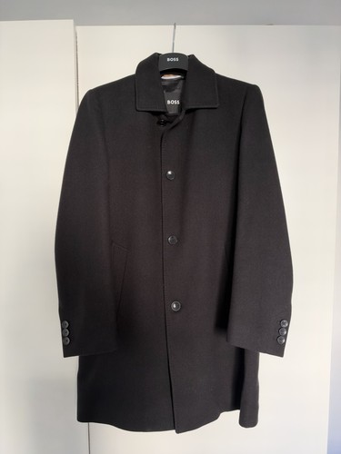 Boss herren mantel schwarz - herren,