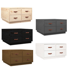 Couchtisch Beistelltisch Sofatisch Kaffeetisch 80x80x45 cm Massivholz Kiefer