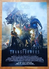 Filmplakat TRANSFORMERS ÄRA DES UNTERGANGS A1 Kinoposter Mark Wahlberg