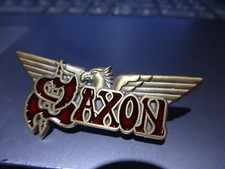Saxon Pin Badge Battle Jacket