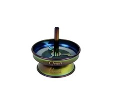 Shisha Kaminaufsatz Edelstahl Tonkopf Steinkopf KS Appo Titanium Beschichtung