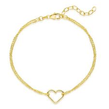 MATERIA Gold Armkette Herz