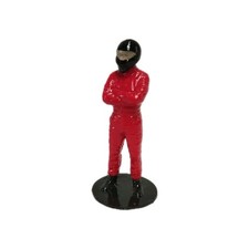 Figur Rennfahrer Fuß Rot 1:24 für Carrera Digital 124, Spur 1,Modeleisenbahn, 3D