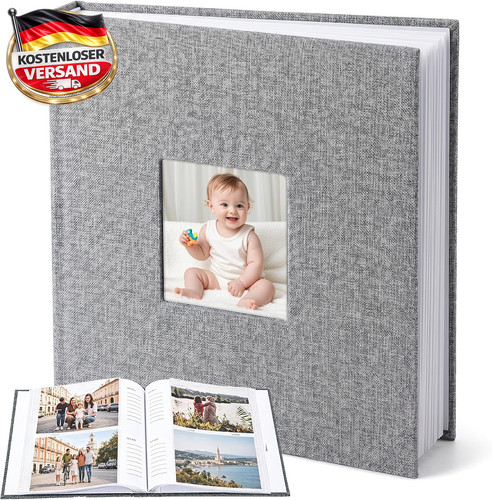 Fotoalbum leinen einsteckalbum - leinen,