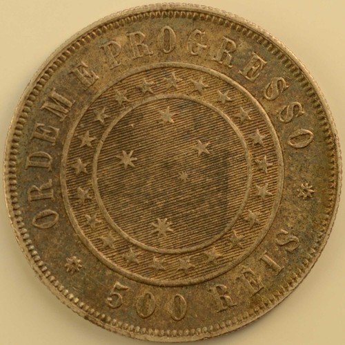 500 reis 1889 - 1889, original