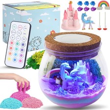 Einhorn DIY Spieluhr Kinder Nachtlicht Einhorn Bastelset Kits Mädchen Spielzeug