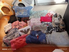 Damen Marken  Paket 18 Teile-Gr.L/XL-alles mit Strass/glitzer etc/Superdry/Soccx