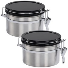 2x Xavax Kaffeedose Edelstahl