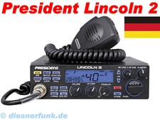 PRESIDENT LINCOLN 2 II Plus (V3)  24.7-30.1 Mhz AM FM SSB CB FUNK Amateurfunk DE