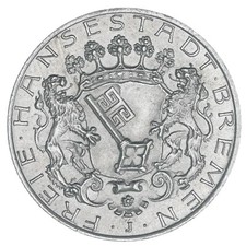 Bremen 2 Mark 1904 J Silber -