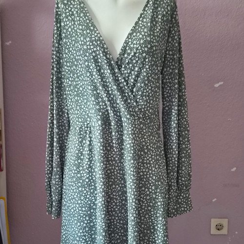 Vila wickelkleid midi - wickelkleid, l