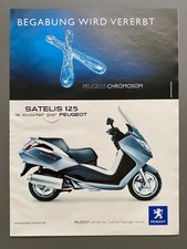 Peugeot Satelis 125 Motorroller Scooter Roller 2006 Vintage Ad Werbung Reklame