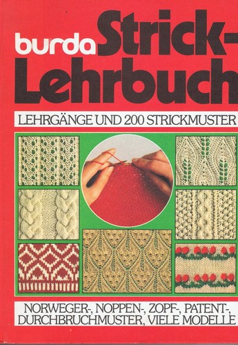 Burda strick lehrbuch - burda, strick-lehrbuch