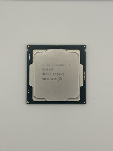 Intel core 8100 gen - i3-8100, cpu