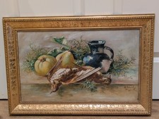 Antik Ölgemälde Jagd