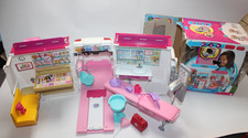 Orig. Mattel Barbie Krankenwagen 2in1 Rettungswagen Krankenhaus Spielset Zubehör
