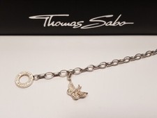 THOMAS SABO Charm Anhänger 925 Silber Schmetterling butterfly Zirkonia klar