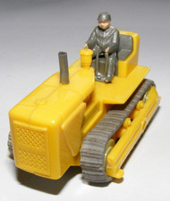 HO Wiking Plastik Modell Raupenschlepper gelb Schlauch Auspuff