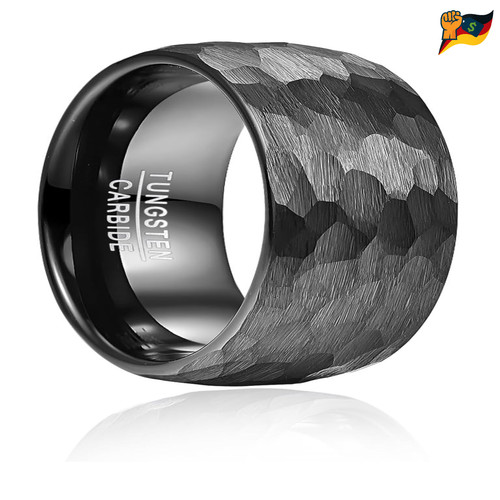 Wolframcarbid herrenring 6 - herrenring, 4