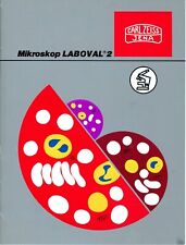 ZEISS JENA Prospekt MIKROSKOP LABOVAL 2 Broschüre Objektive Kondensoren (Y4444