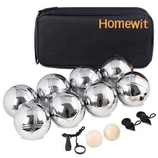Boccia Set Boule kugeln 8 Metallkugeln a 720g Boulekugeln Petanque + Tragetasche