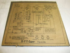 Schaltplan Stromlaufplan Röhrenradio RFT Super Typ 4U64