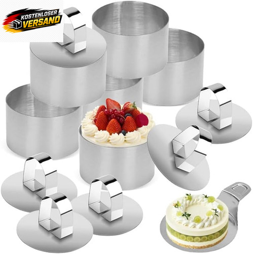 Runde speiseringe set - runde, 6