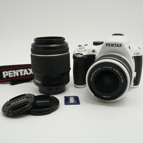 Pentax weiße dslr kamera - pentax, dslr-kamera