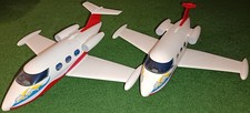 Playmobil 2 x 6081 Ferienflieger Flugzeug Flughafen-Flieger vintage