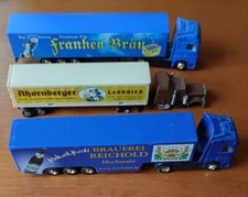 3 Mini Trucks, Sammler-Trucks von Frankenbräu, Ahornberger Land und Reichold