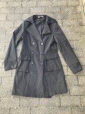 Xanaka Mantel Trend-Scout Jacke Damen Schwarz Knöpfe S 36 Dünn Lang gebraucht