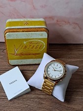 Fossil Hybrid Smartwatch Uhr Armbanduhr Mode JANICE goldfarben