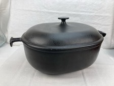 Schmortopf aus schwarzem Gusseisen von Enzo Mari für Le Creuset riesig & selten