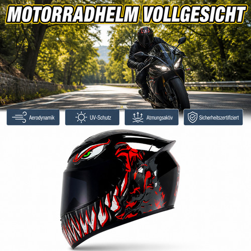 Vollhelm stylisches - gr., l