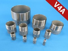Anschweißnippel Edelstahl Rohrnippel 1/8" - 4" Gewinde Zum Anschweißen Gewinde