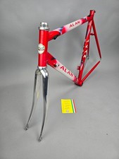 Rahmen Set Alan Italy Rennrad Aluminium 1997 Campagnolo Chorus Rot 58 cm frame