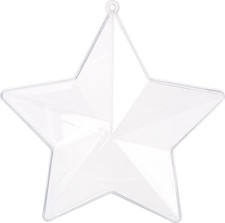 Acrylkugel Stern teilbar mit