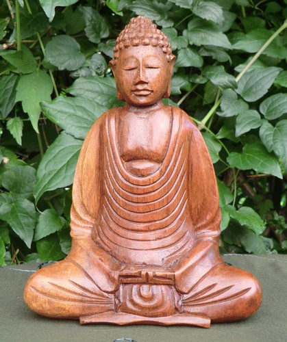 Buddha meditation holz - buddha,