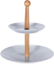 Porzellan etagere stöckig - porzellan, 2-stöckig