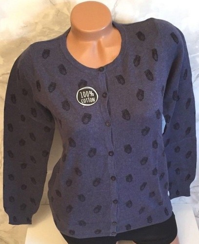 Neu damen feinstrickweste eule - feinstrickweste,
