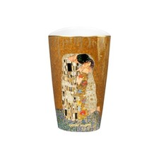 Gustav Klimt Vase DER KUSS mit Echtgold Dekor H 19cm Goebel Porzellan